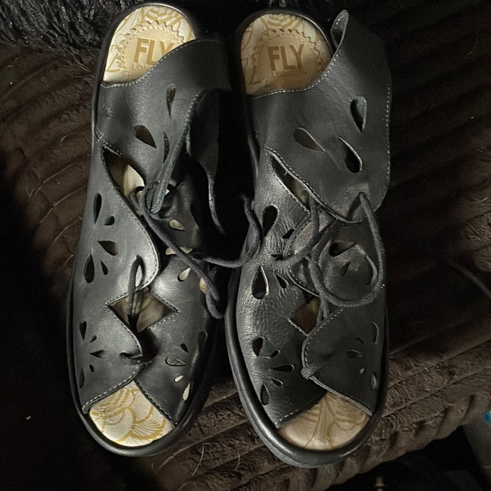 Fly London tie platform.  Only worn once.